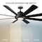 Modern Forms Fans Aura Indoor or Outdoor Smart Ceiling Fan 2700-3000-4000-5000K LED in Matte Black FR-W2303-60L-MB - alternate 7